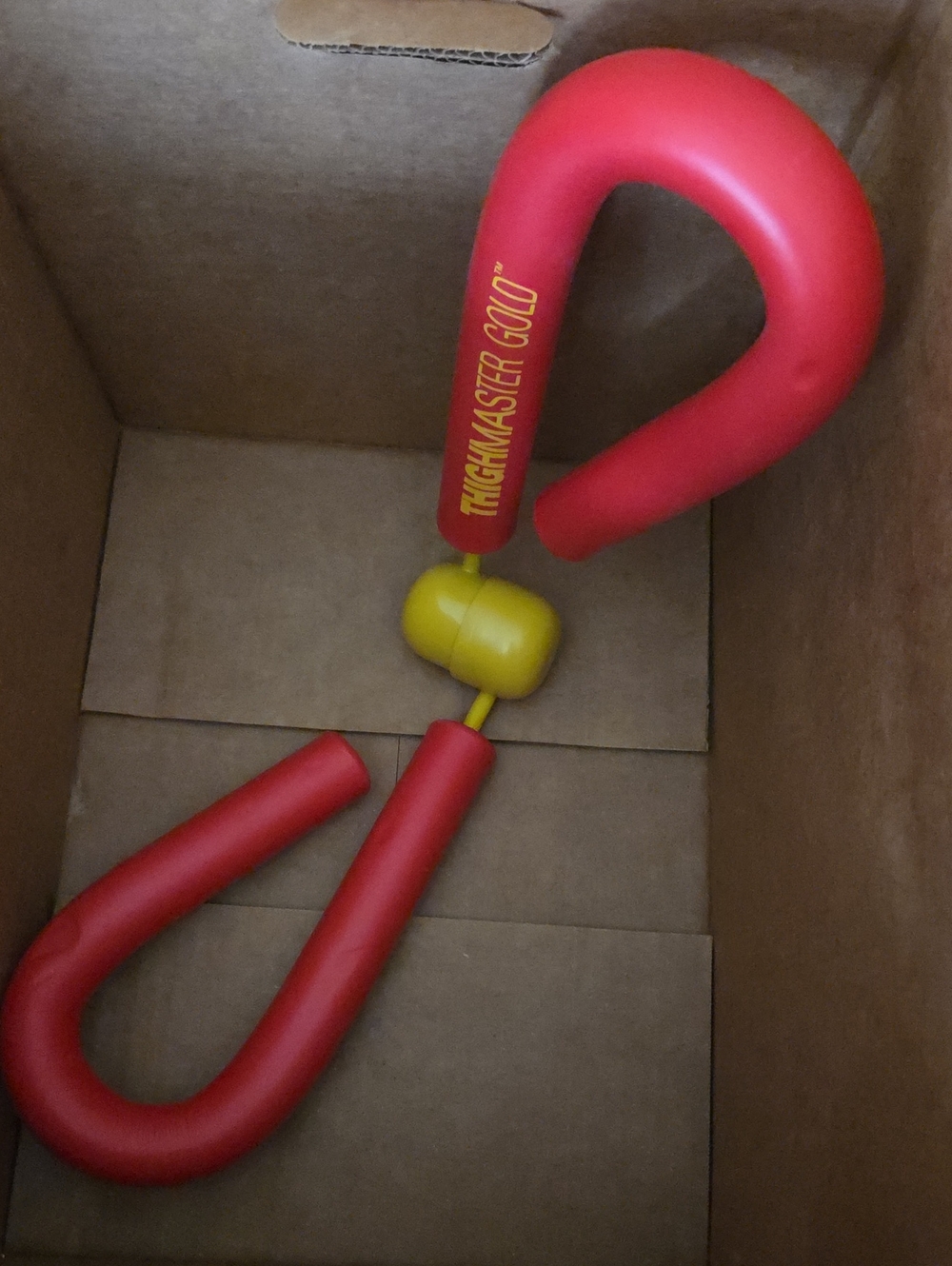 Red & Yellow Tug Toy — Cooperative Play Accessory